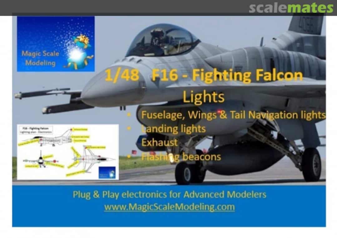 Boxart F16 Fighting Falcon - Lighting Kit  MSM-060 Magic Scale Modeling