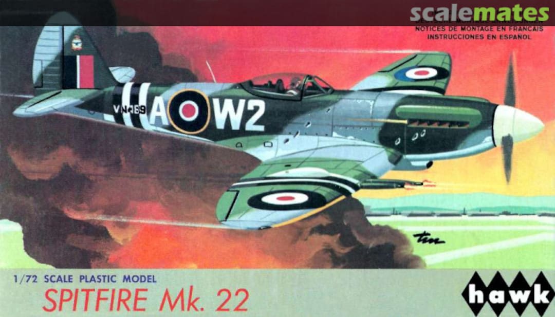 Boxart Spitfire Mk.22 5-29 Hawk