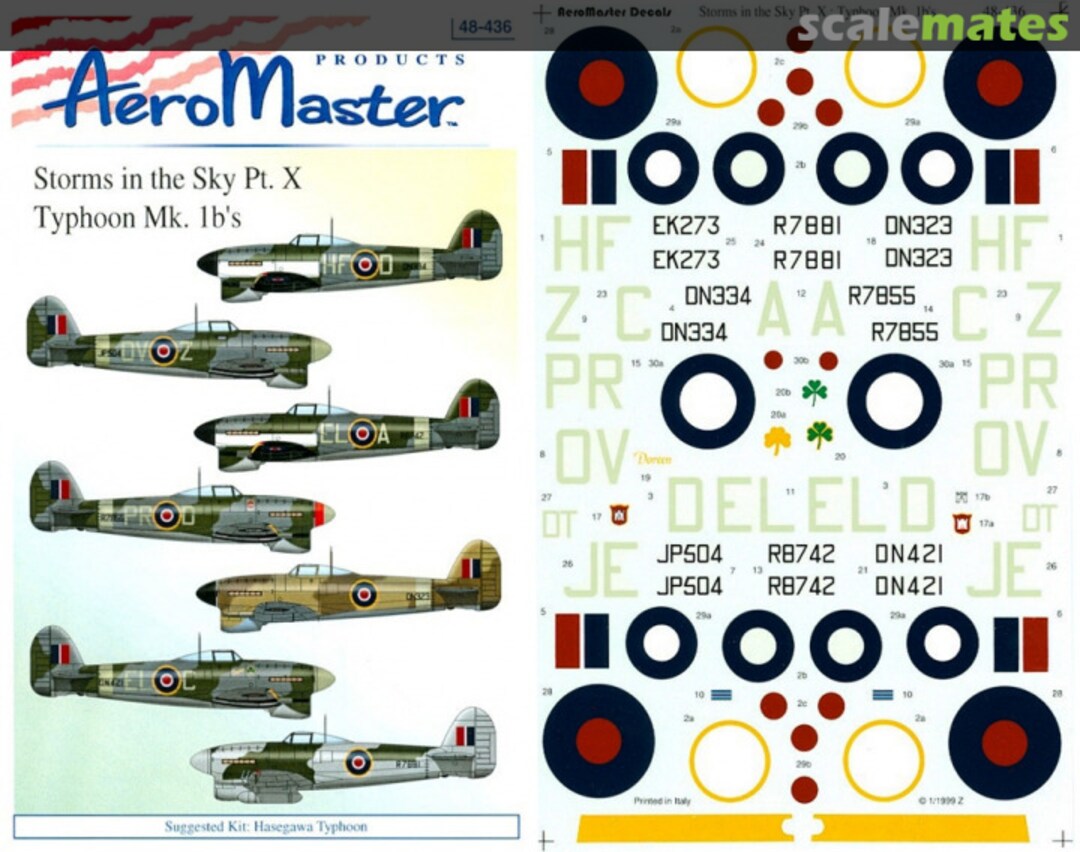 Boxart Storms in the Sky 48-436 AeroMaster