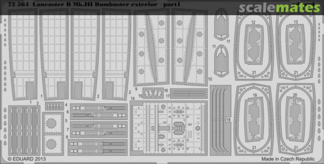 Boxart Lancaster B Mk.III Dambuster exterior 72564 Eduard