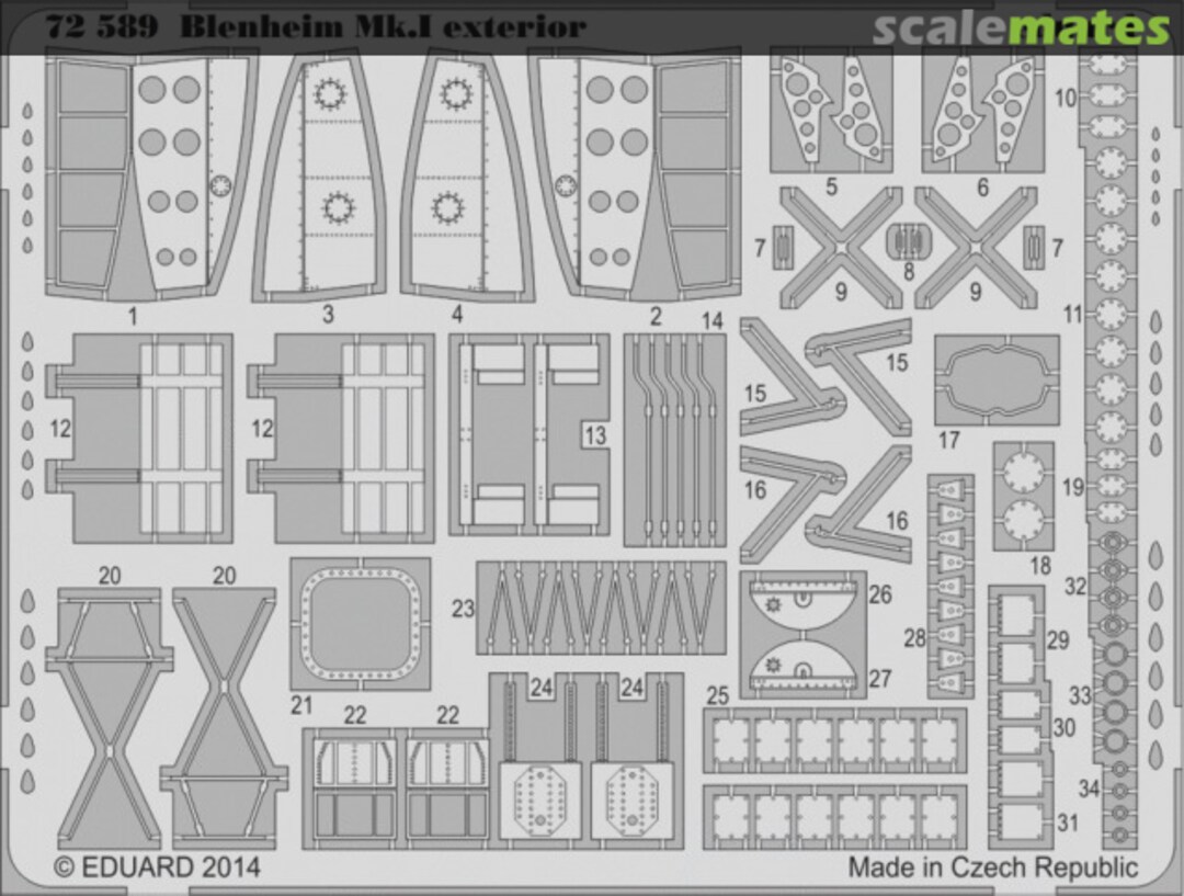 Boxart Blenheim Mk.I exterior 72589 Eduard