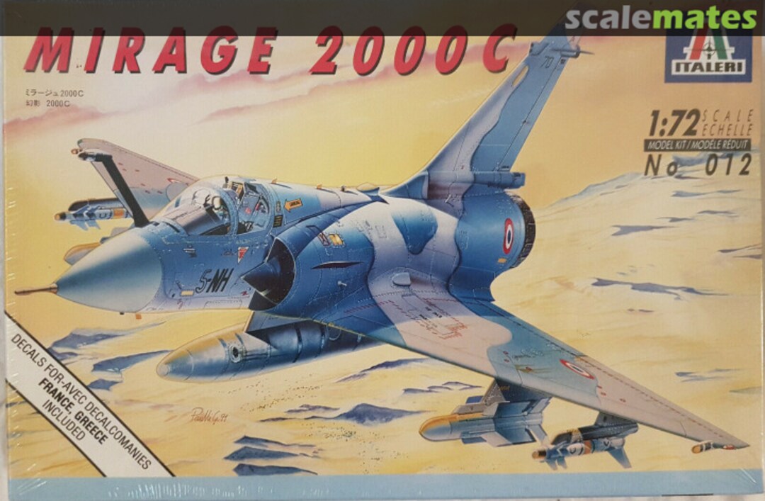 Boxart Mirage 2000C 012 Italeri