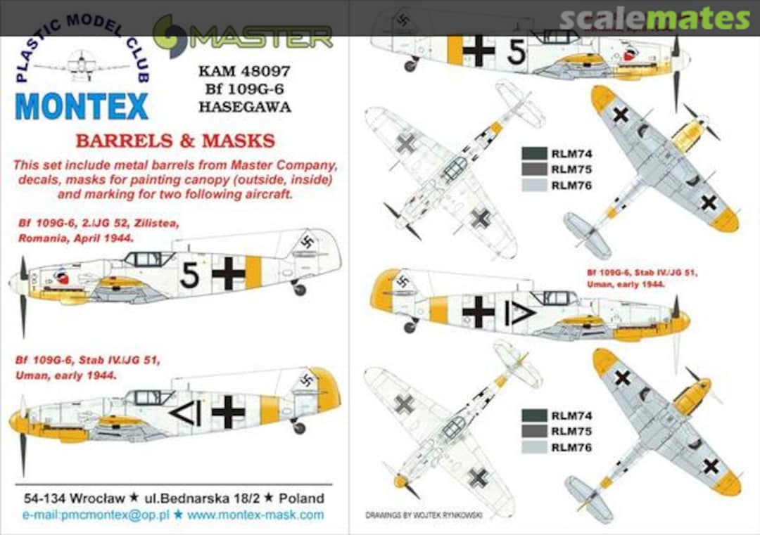 Boxart Bf 109G-6 KAM48097 Montex