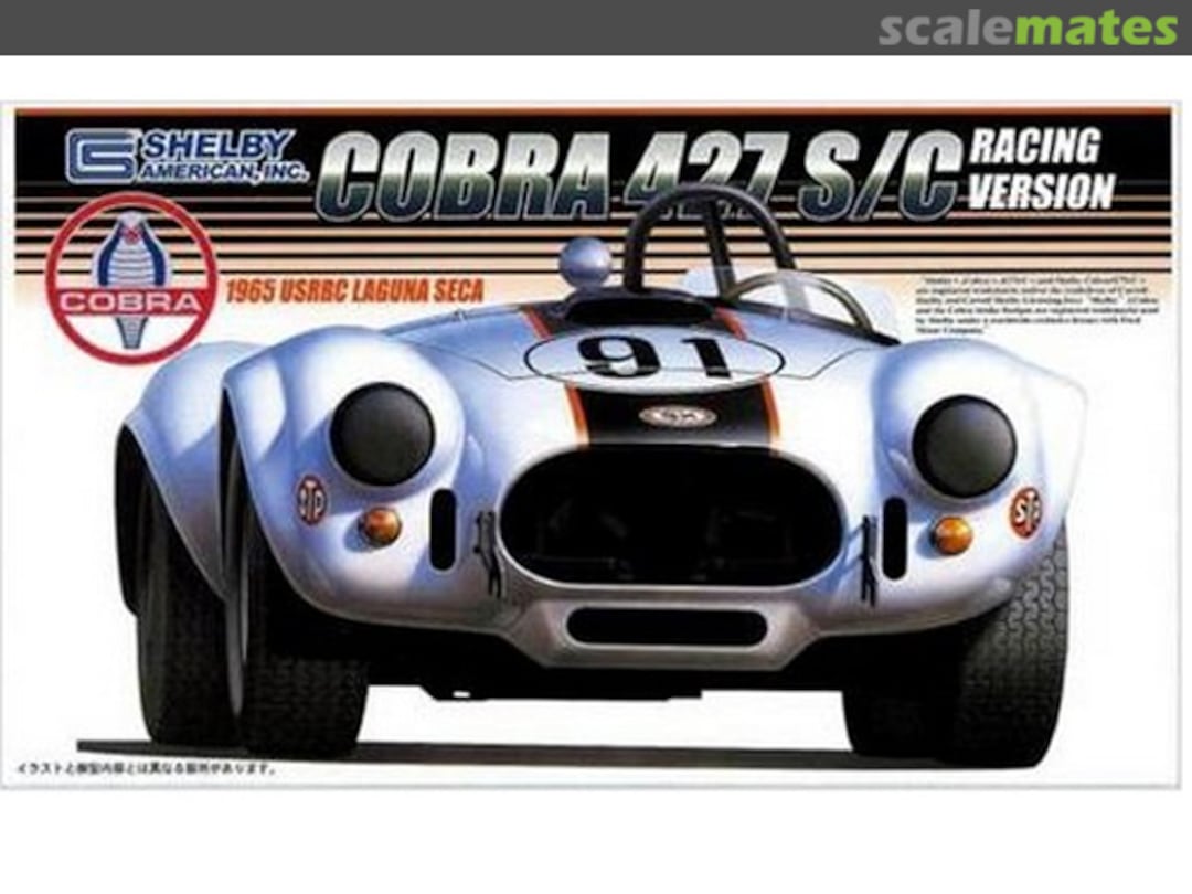 Boxart Shelby Cobra 427 S/C Racing Version 12092 Fujimi