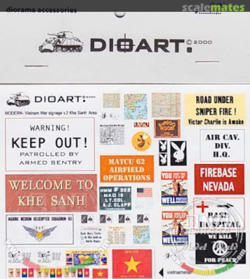 Boxart Modern Vietnam War Signage/Khe Sanh Area 079 DioArt