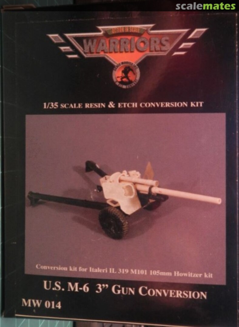 Boxart M5/M6 3" Antitank Gun conversion MW014 Warriors