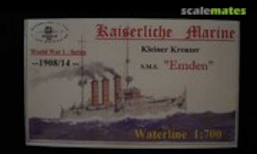 1:700 Kleiner Kreuzer S.M.S &quot;Emden&quot; (HP-Models WW I-WL-G-102)