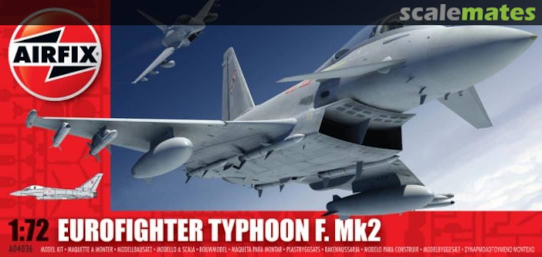 Boxart Eurofighter Typhoon F. Mk2 A04036 Airfix