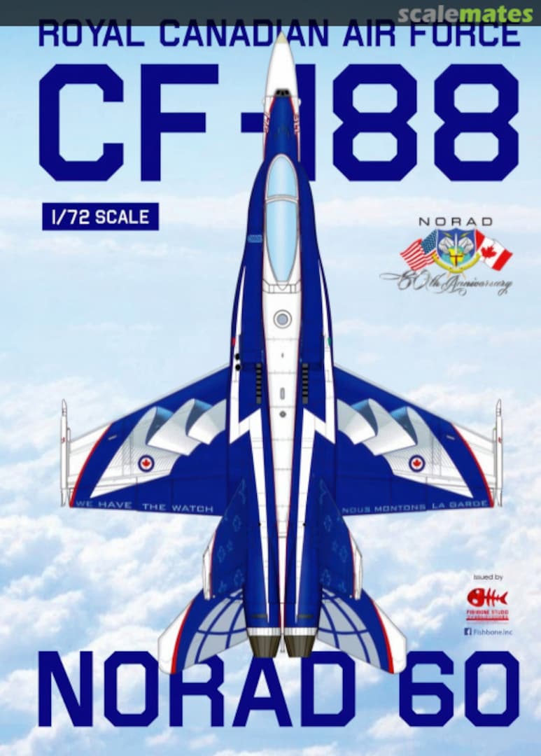 Boxart Royal Canadian Air Force CF-188  FB72008 Fishbone Studio