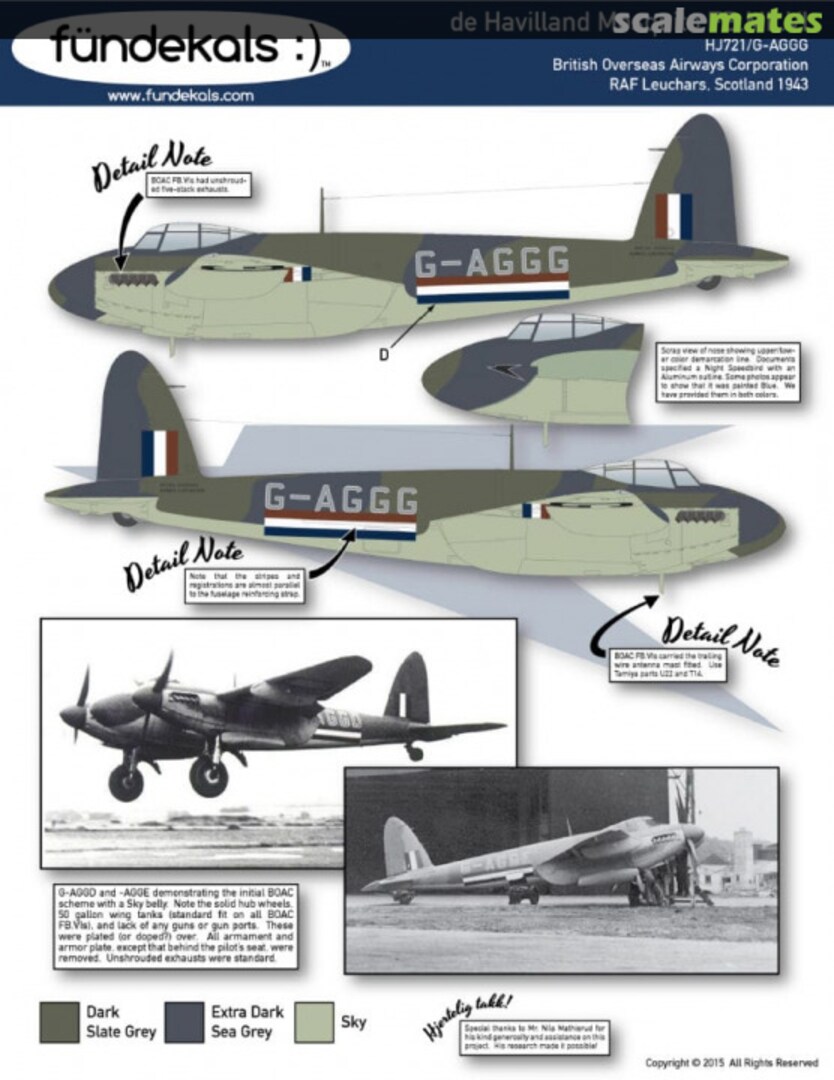 Boxart de Havilland Mosquito FB VI FD32004 fündekals