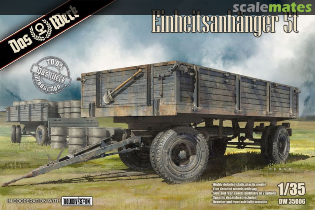 Boxart Einheitsanhänger 5t DW35006 Das Werk