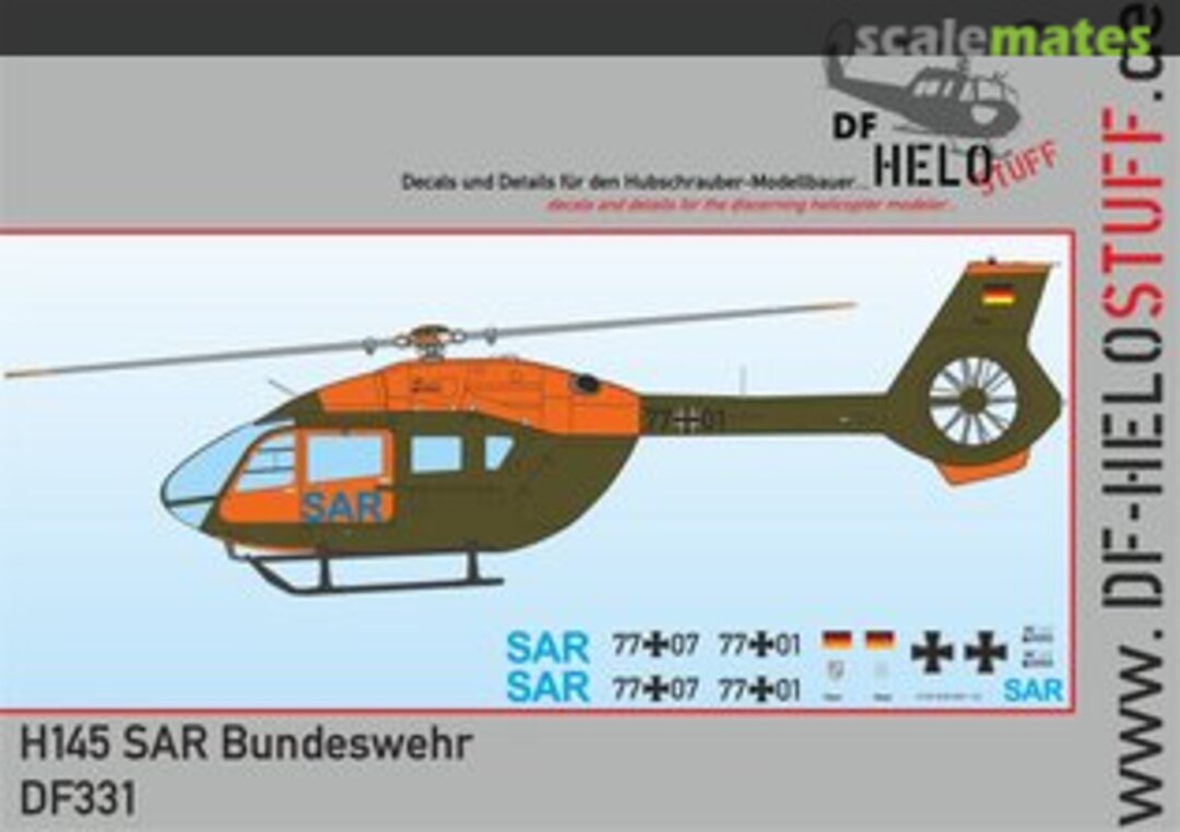 Boxart Decals H-145 SAR Bundeswehr DF33172 DF HeloStuff