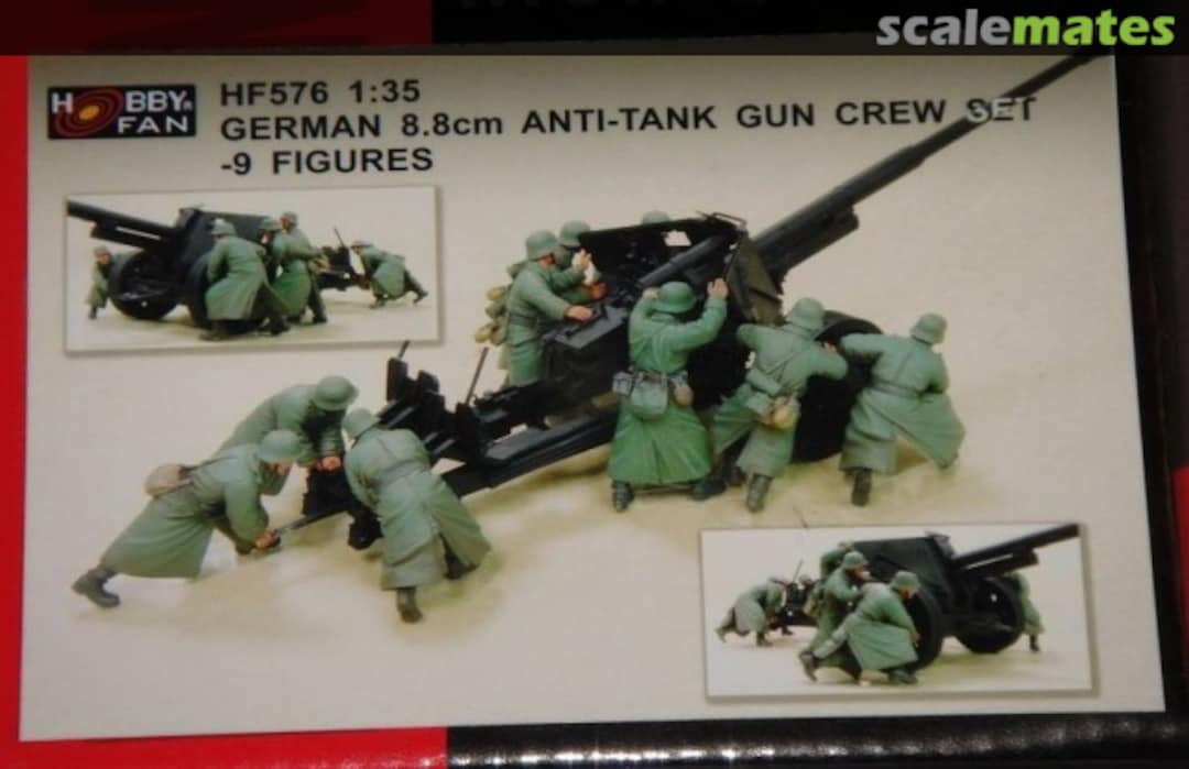 Boxart 8.8cm Anti-Tank Gun Crew Set HF576 Hobby Fan