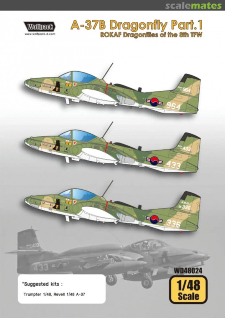 Boxart A-37B Dragonfly Part.1 WD48024 Wolfpack