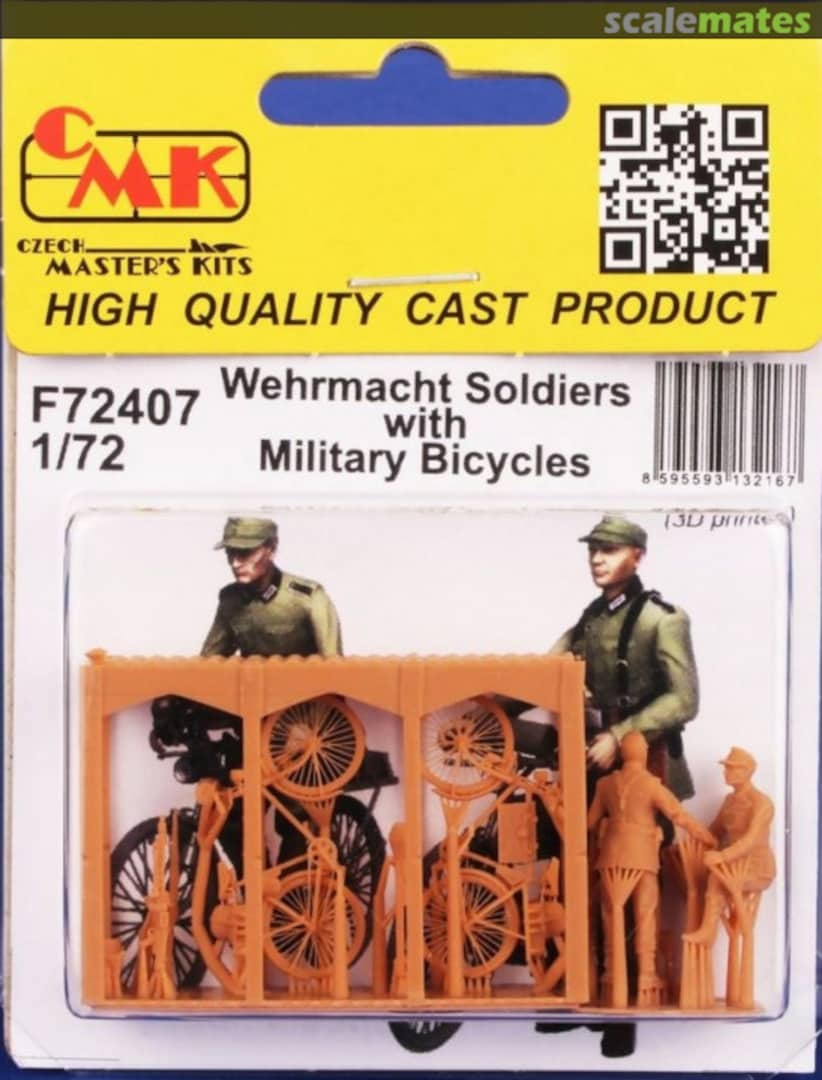 Boxart Wehrmacht Soldiers with Military Bicycles F72407 CMK