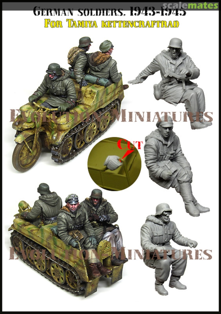 Boxart German Soldiers 1943-1945 EM-35249 Evolution Miniatures