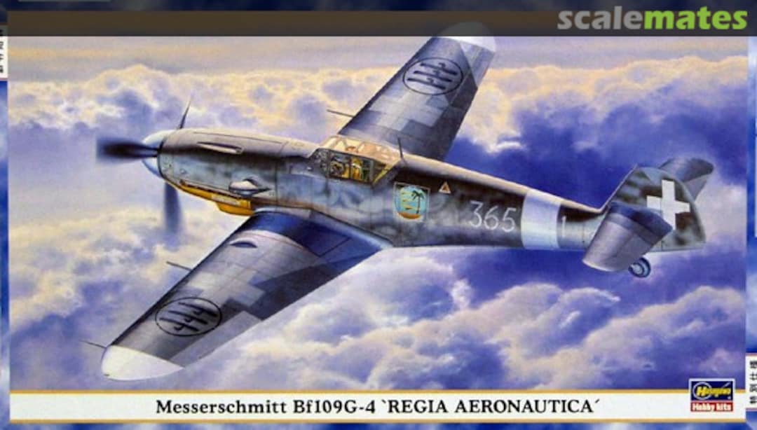 Boxart Messerschmitt Bf109G-4 `Regia Aeronautica´ 09559 Hasegawa