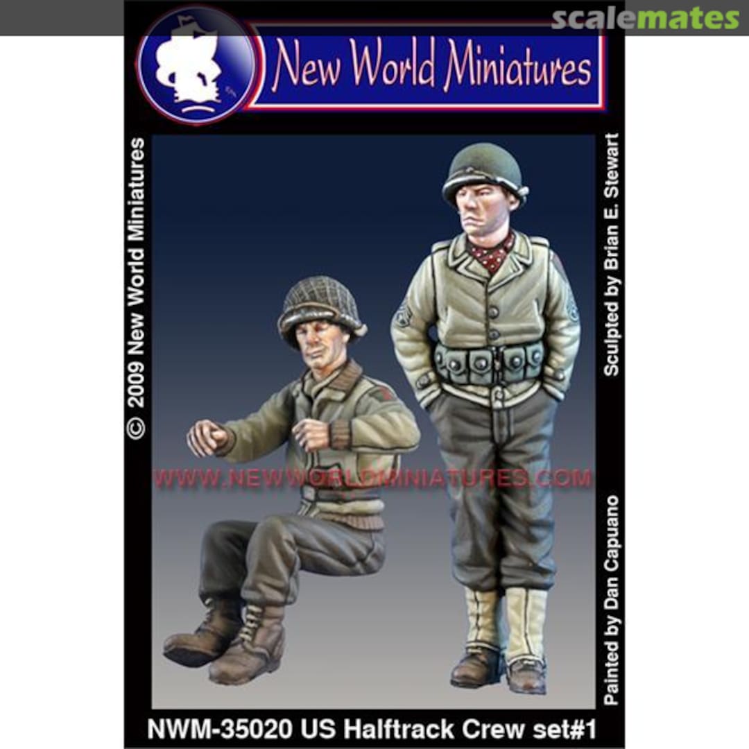 Boxart US Halftrack Crew NWM35020 New World Miniatures