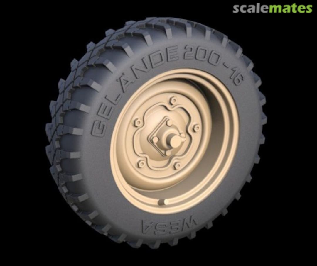 Boxart Schwimmwagen offroad wheels RE35-266 Panzer Art