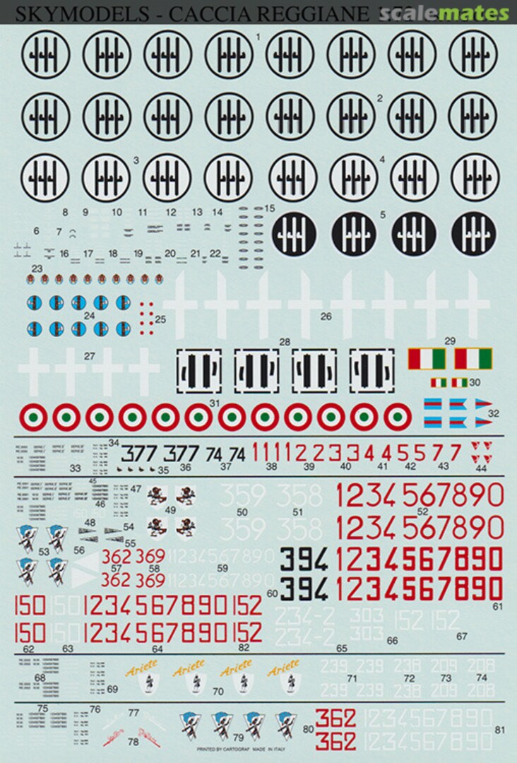 Boxart Caccia Reggiane 72-008 Sky Models
