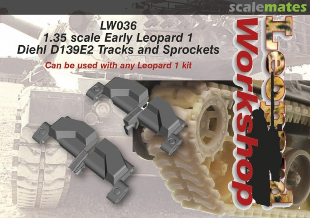 Boxart Early Leopard 1 Diehl D139E2 Tracks and Sprockets LW036 Leopard Workshop