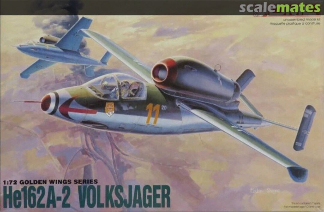 Boxart He162A-2 Volksjager 5001 DML