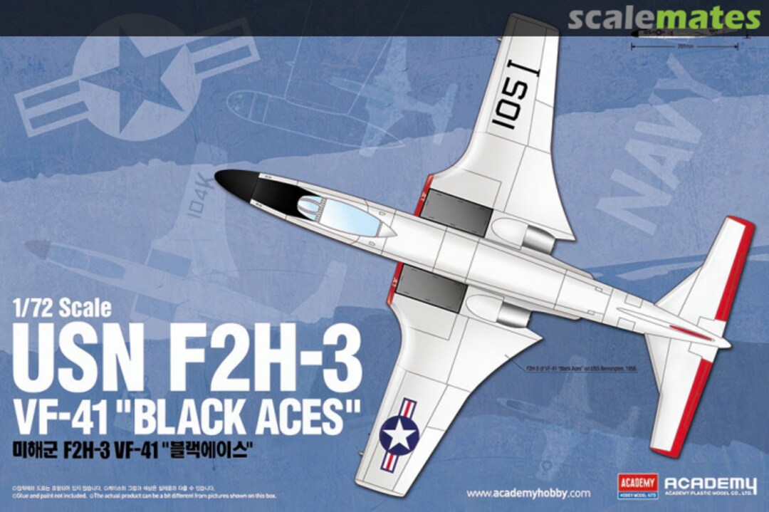 Boxart USN F2H-3 12548 Academy