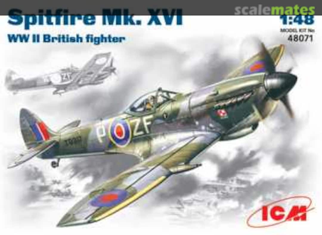 Boxart Spitfire Mk.XVI 48071 ICM