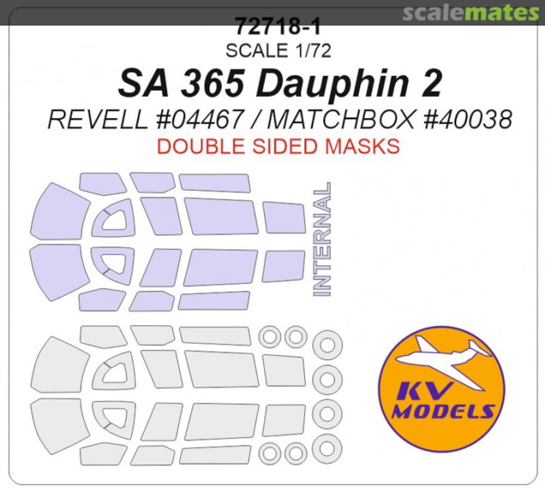 Boxart SA 365 Dauphin 2 72718-1 KV Models