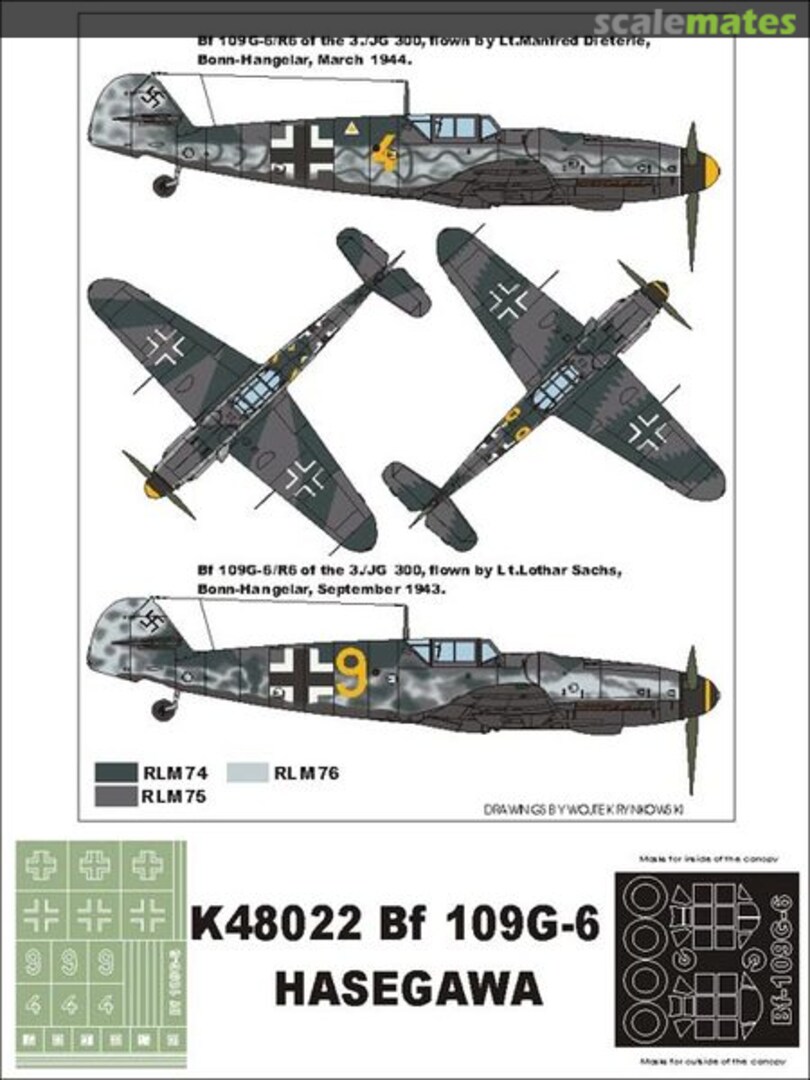 Boxart Bf 109G-6 K48022 Montex