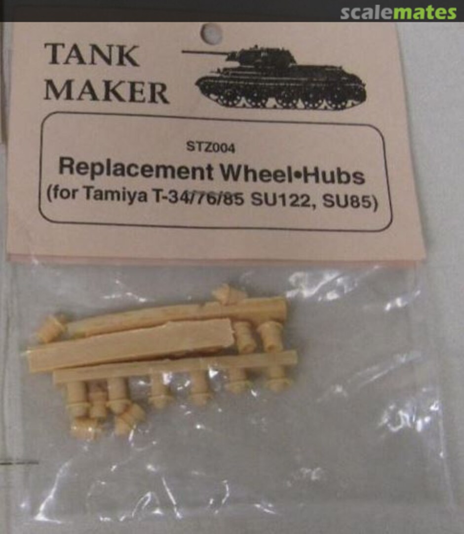 Boxart T-34/76 Wheel Hubs STZ004 Tank Maker