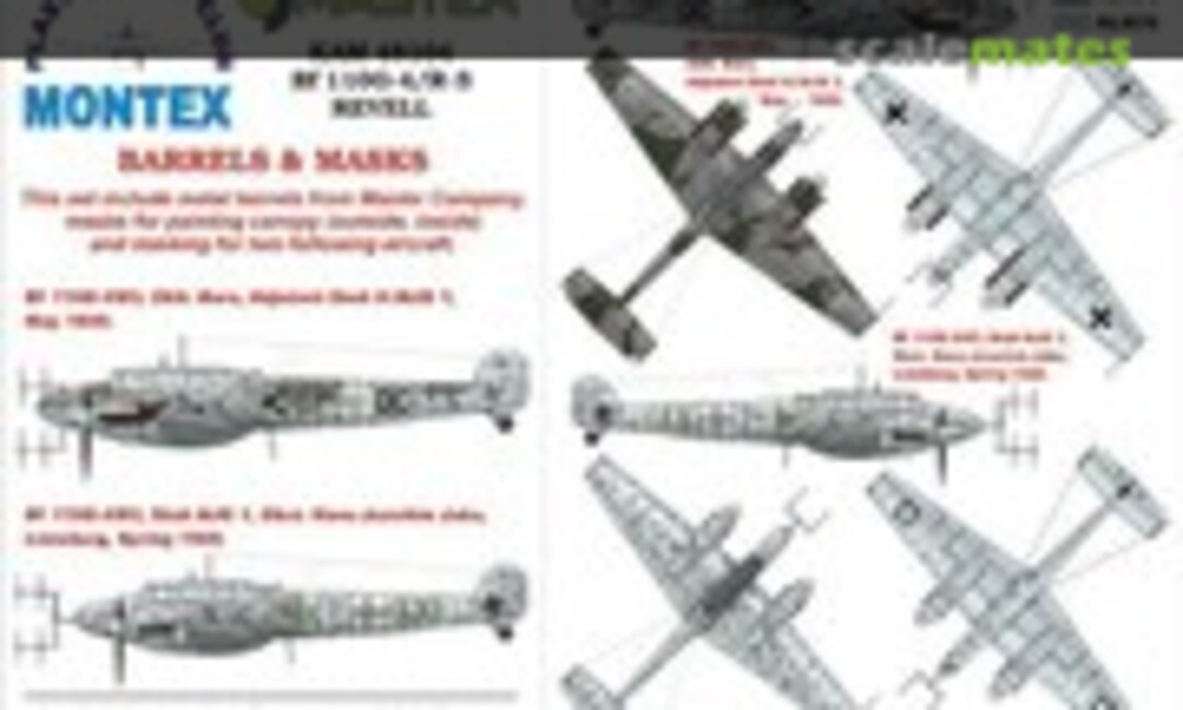 1:48 Messerschmitt Bf 110G-4/R3 (Montex KAM48104)