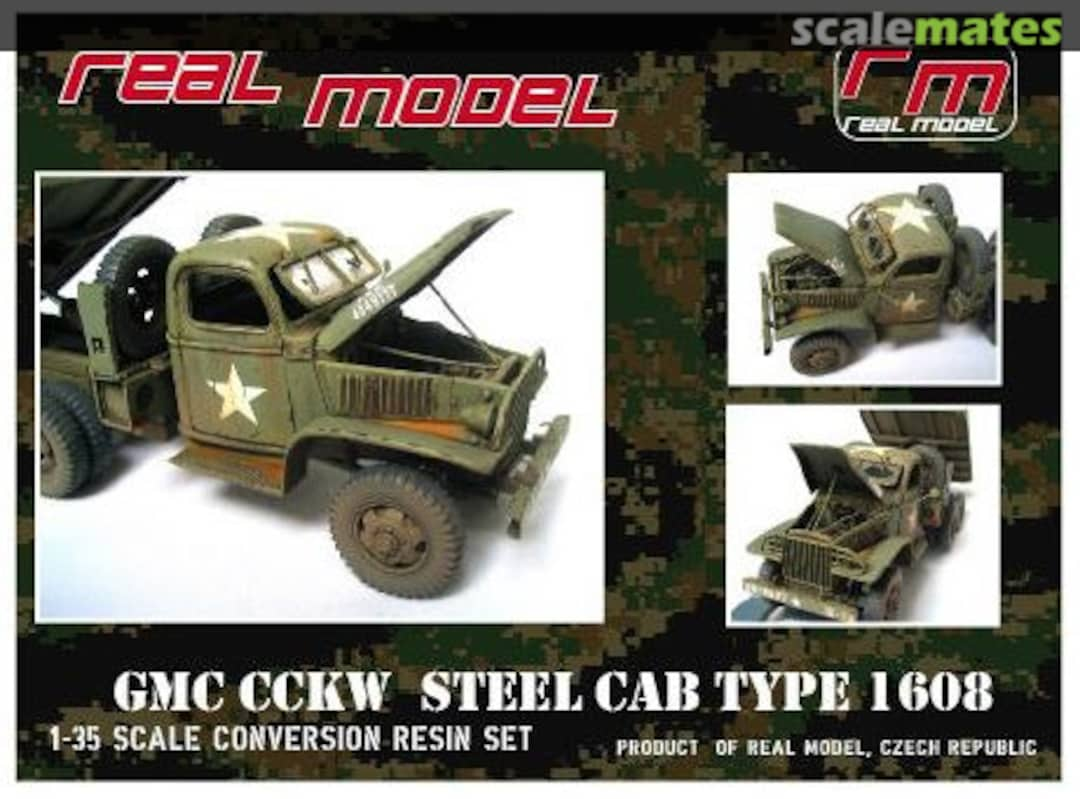 Boxart GMC CCKW Steel Cab Type 1608 RM35105 Real Model