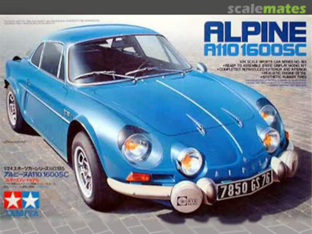 Boxart Alpine A110 1600 SC 24185 Tamiya