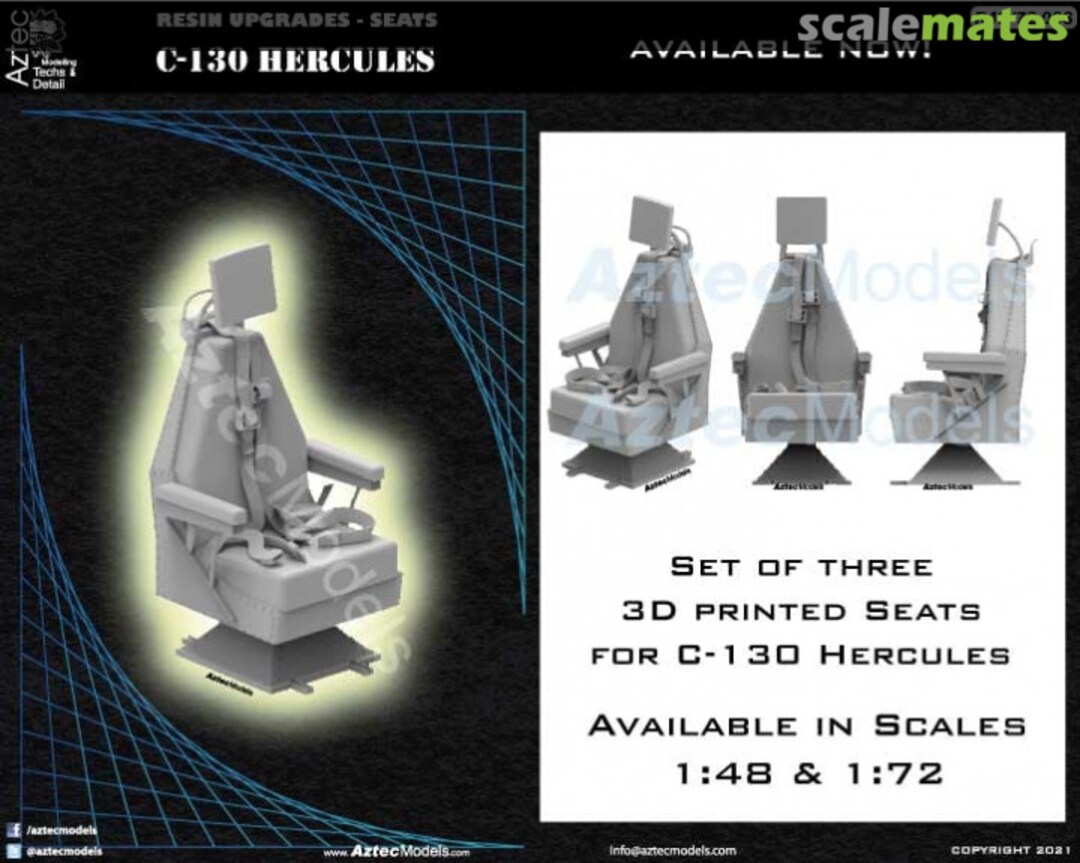 Boxart Seats C-130 Hercules R48-006 Aztec Models