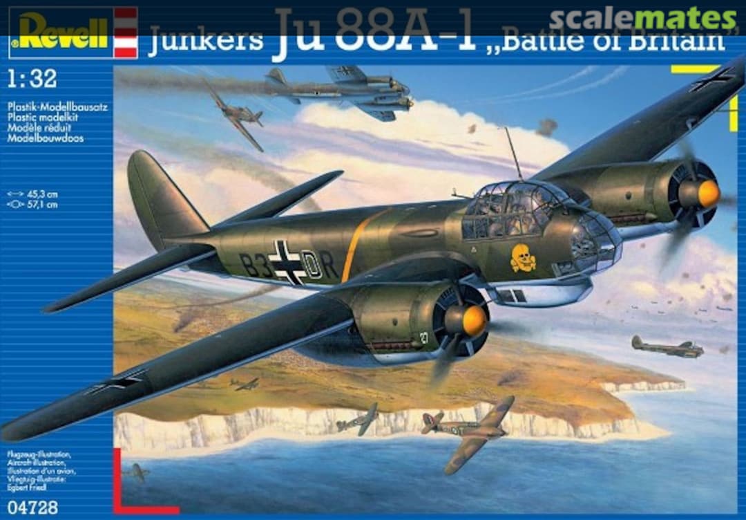 Boxart Junkers Ju 88A-1 "Battle of Britain" 04728 Revell