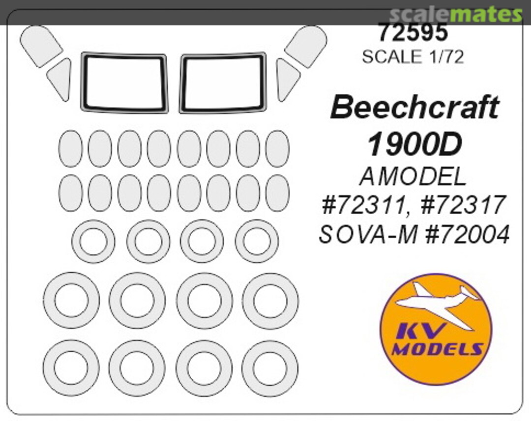 Boxart Beechcraft 1900D 72595 KV Models