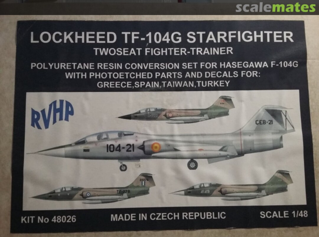 Boxart Lockheed TF-104G Starfighter 48026 RVHP