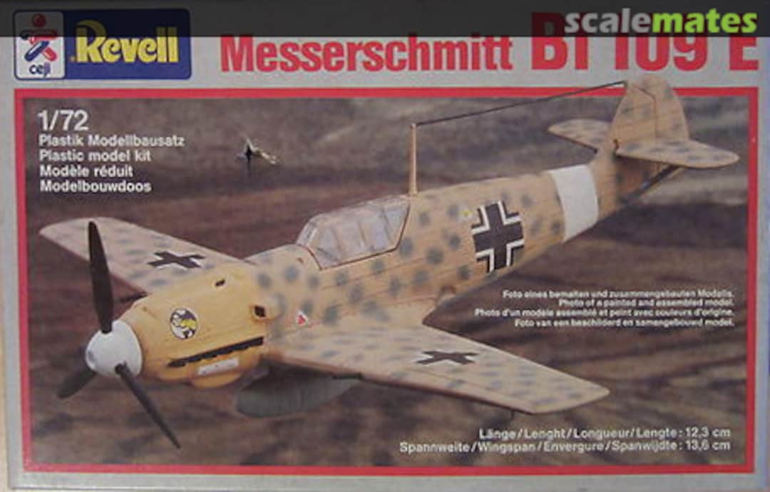 Boxart Messerschmitt Bf 109E 4149 Revell/ceji