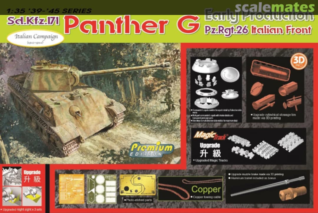 Boxart Sd.Kfz.171 Panther G Early Production 6622 Dragon