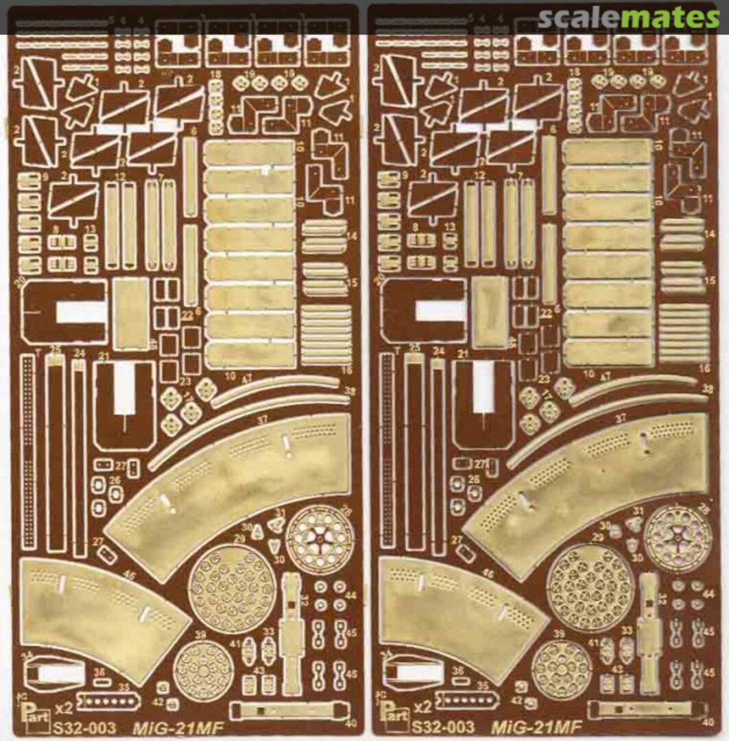 Boxart MiG-21 MF armament S32-003 Part