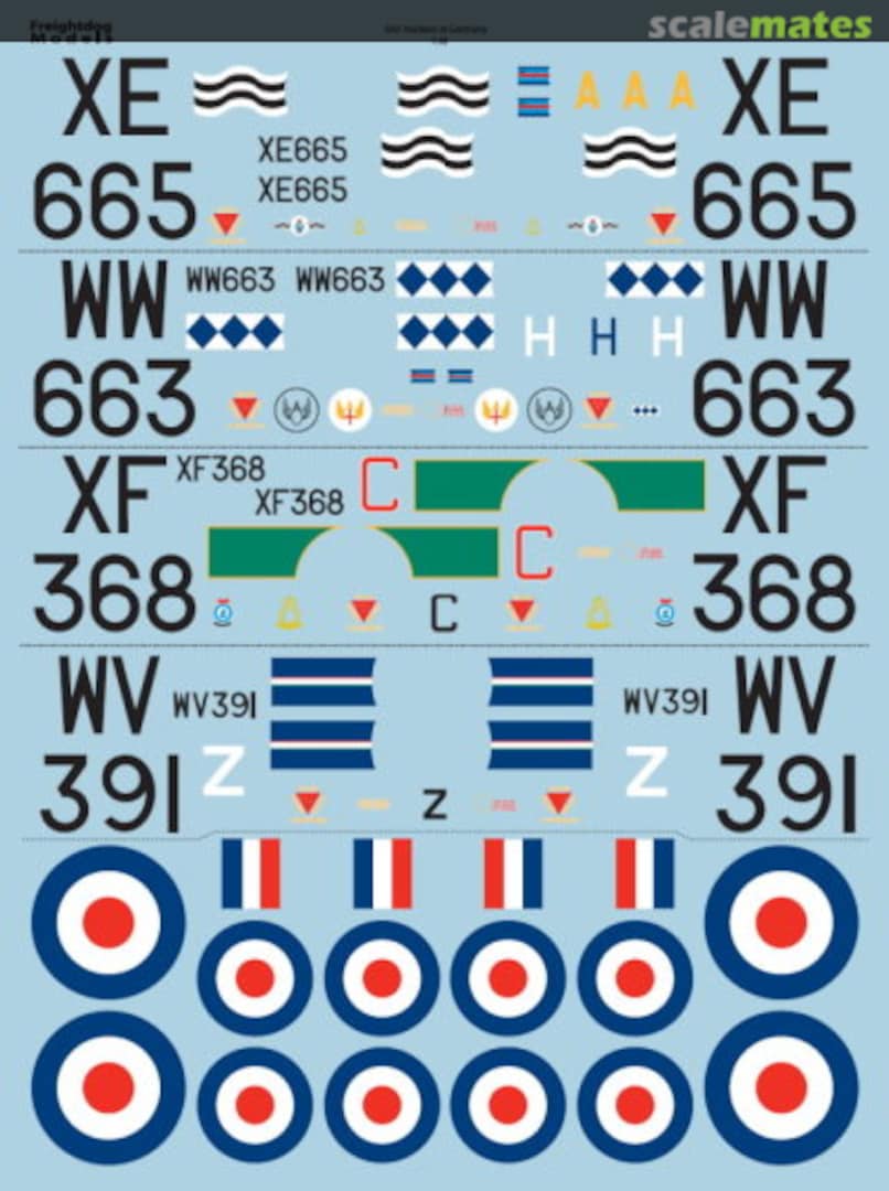 Boxart 'Hunter F.Mk.4 in RAF Germany use' FSD48010 Freightdog Models