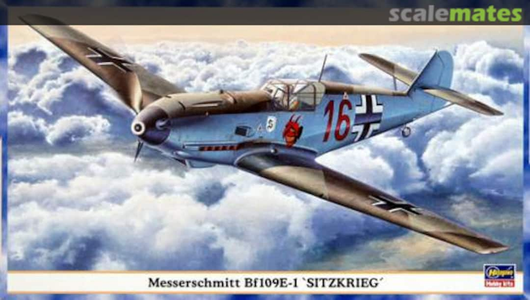 Boxart Messerschmitt Bf109E-1 `Sitzkrieg´ 09482 Hasegawa