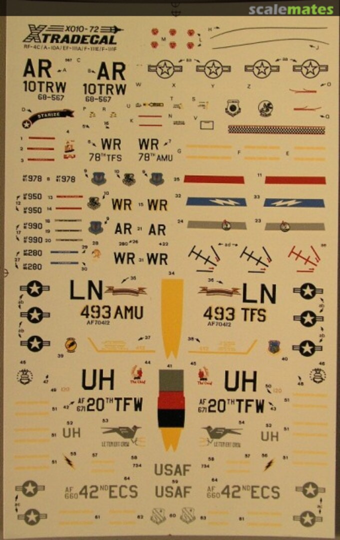 Boxart USAFE pt.2 X010-72 Xtradecal