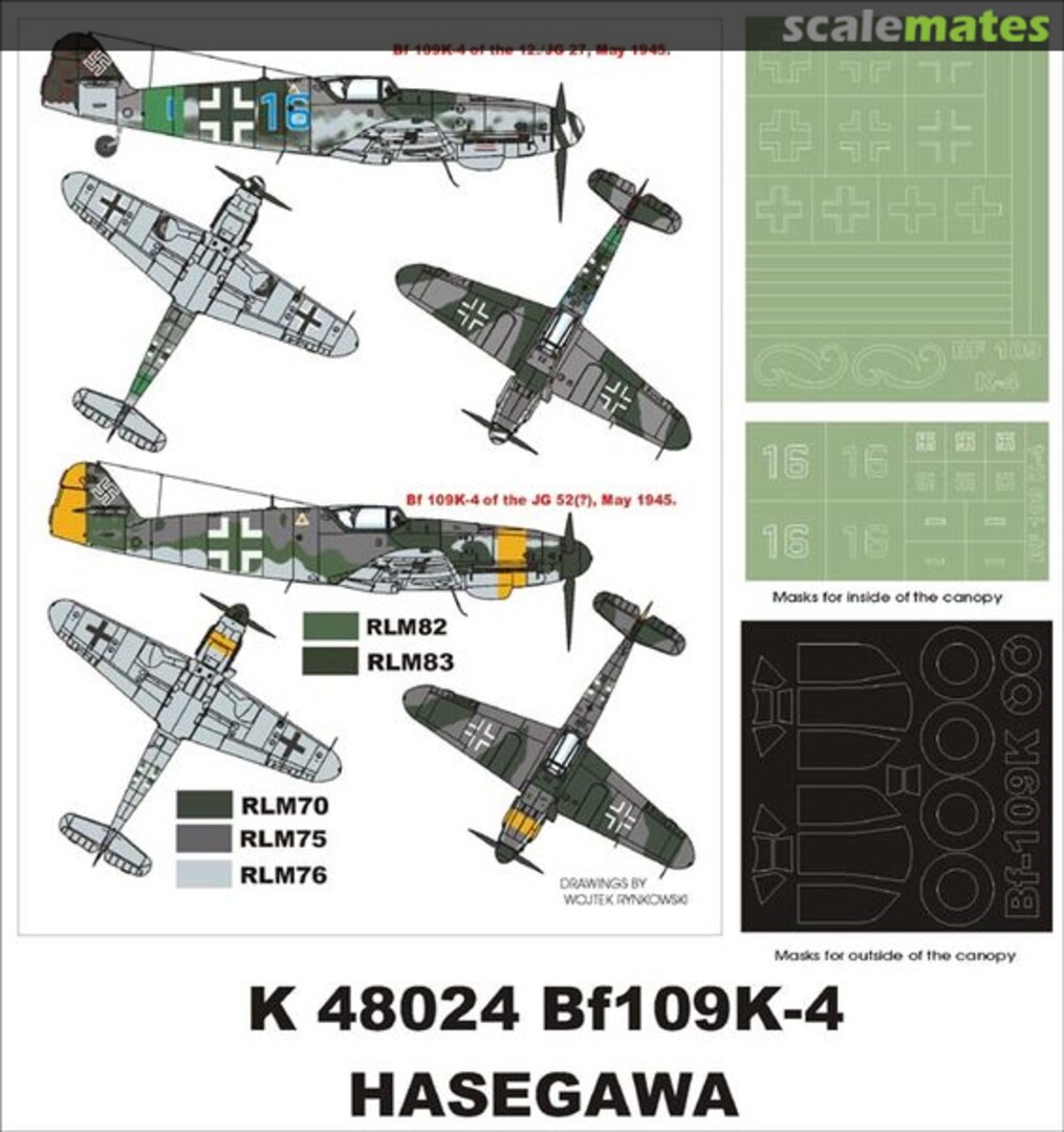 Boxart Bf 109K-4 K48024 Montex