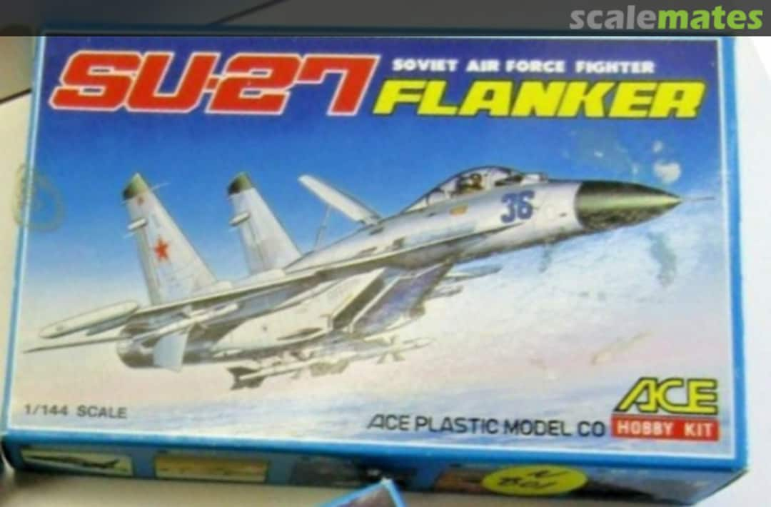 Boxart Sukhoi Su-27 Flanker 1017 ACE Hobby Kit