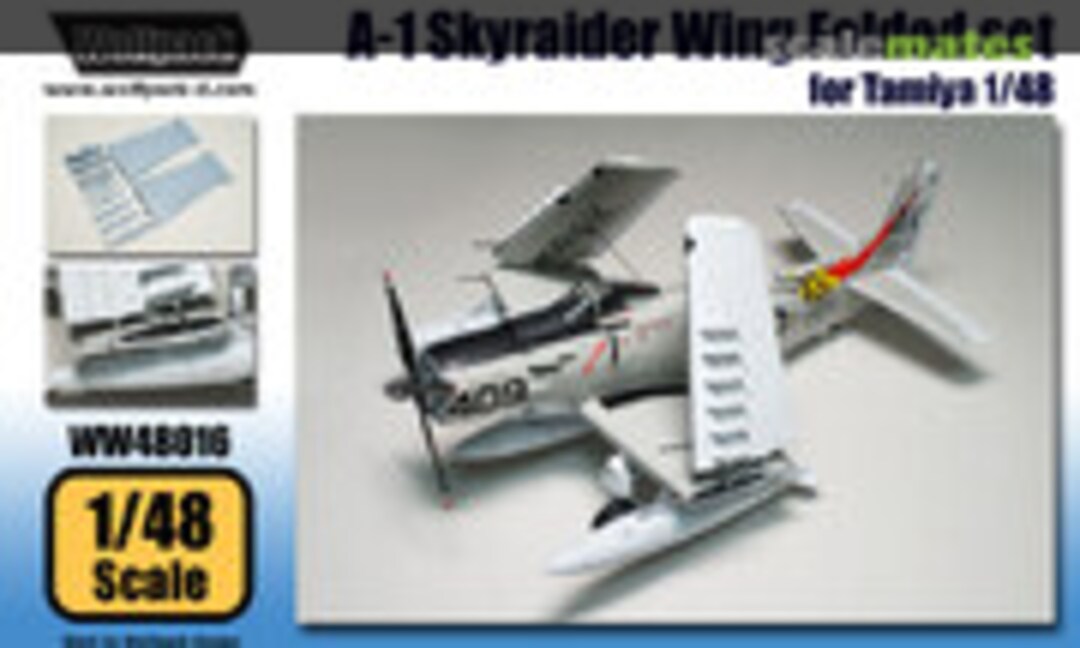 1:48 A-1 Skyraider Wing Folded Set (Wolfpack WW48016)