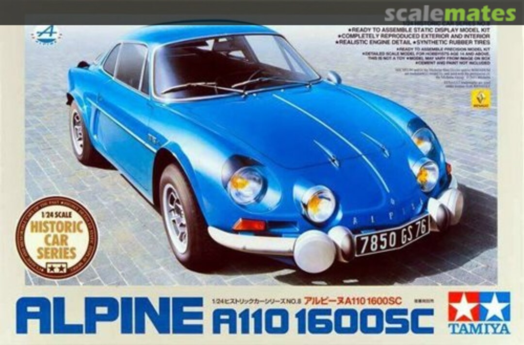 Boxart Alpine A110 1600SC 89676 Tamiya