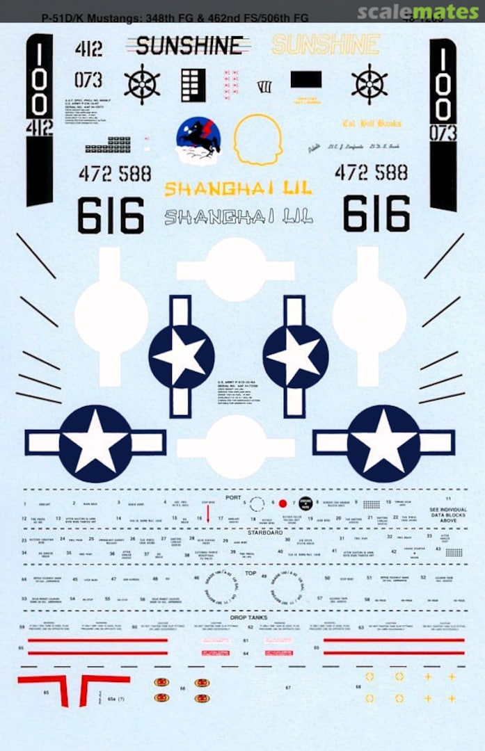 Boxart P-51D/K Mustangs 48-1203 SuperScale International