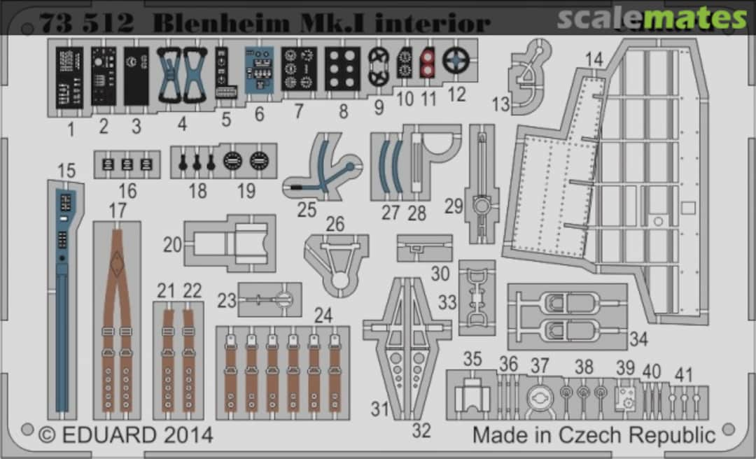 Boxart Blenheim Mk.I interior 73512 Eduard